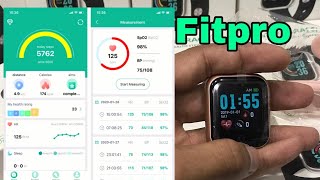 How To Connect FitPro Smart Watch To Phone [upl. by Ibmab207]