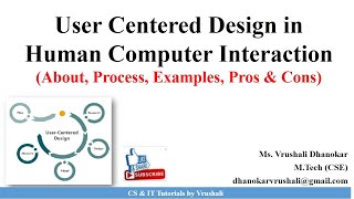 HCI 17 User Centered Design UCD Process with Examples [upl. by Vescuso]