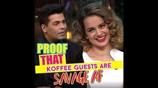 Proof That Koffee Guests Are Savage AF  MissMalini [upl. by Allerbag]