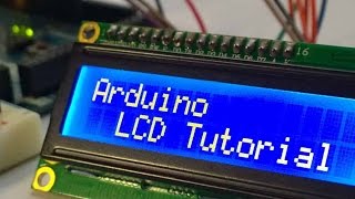 Arduino LCD Tutorial  How To Control An LCD [upl. by Mich735]