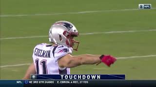 Julian Edelman Touchdown Pass  Patriots vs Eagles [upl. by Aihsit]