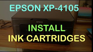 Epson XP4105 Ink Cartridge Replacement review [upl. by Wolk]