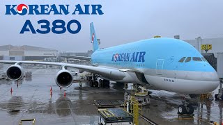 🇺🇸 Los Angeles LAX to Seoul ICN 🇰🇷 Korean Air Airbus A380  FULL FLIGHT REPORT Polar route [upl. by Bagger]