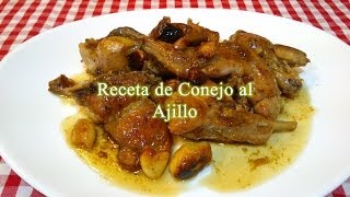 Conejo al ajillo receta original [upl. by Pammi]