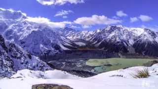 Mt Cook  Aoraki Timelapse  Highest Mountain in New Zealand [upl. by Ettennaej]