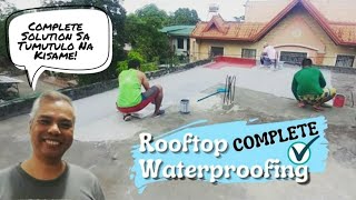 Concrete Rooftop Complete Waterproofing  Cost and Procedure  Part 1 of 2 [upl. by Livia829]