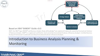 IIBA BABOK v3  Business Analysis Planning amp Monitoring  IIBA CBAP CCBA ECBA Certification Training [upl. by Deirdre]