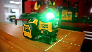 DeWALT 18V 20Ah Green 3X360 Multi Laser Level In Case [upl. by Fronniah]