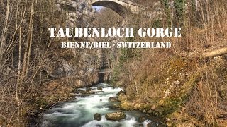 TAUBENLOCH GORGE  BIENNEBIEL CH [upl. by Ithnan32]