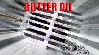 China How it is  Gutter oil Sewer oil [upl. by Elyse]