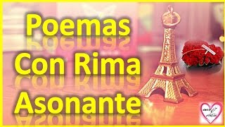 Poemas Con Rima Consonante Cortos [upl. by Eillom]