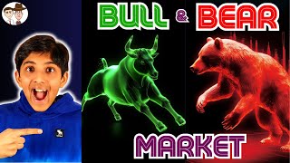 What are a Bull amp Bear Market A Simple Explanation for Kids and Beginners [upl. by Anyahs]