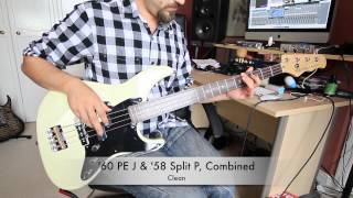 Bare Knuckle Pickups Official PJ Bass Pickup demonstration [upl. by Rotce]