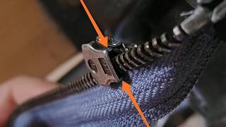 Reissverschluss reparieren  Repair zipper [upl. by Thorma]