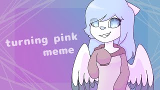 Turning pink  meme [upl. by Nwahsem]