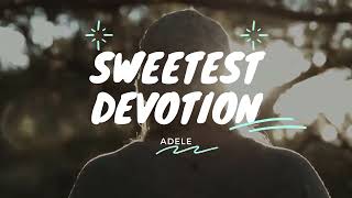 Sweetest Devotion  Karaoke  Adele [upl. by Wendt]