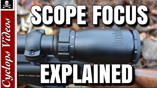 Rifle Scopes Adjustment Scope Focus [upl. by Qirat]