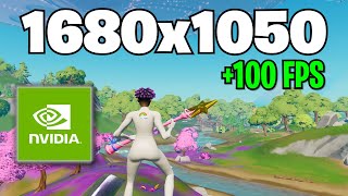 BEST Stretched Resolution in Season 7  How To Get More FPS in Fortnite With 1680x1050 Res [upl. by Shanleigh]