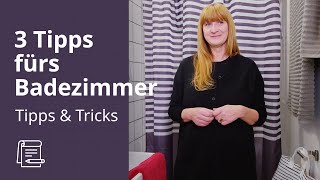 Badezimmer dekorieren  IKEA Tipps amp Tricks [upl. by Julita994]