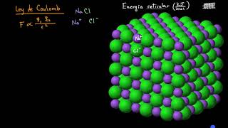 Energía reticular  Khan Academy en Español [upl. by Grigson]