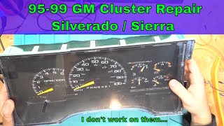 95 to 99 OBS Chevy Instrument Cluster Repair [upl. by Bodi209]