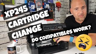 EPSON XP245 Printer Cartridge Replacement 29XL Are Compatibles Worth It [upl. by Mihsah]