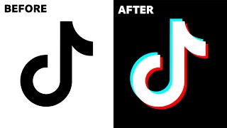 Insanely Easy Way To Recreate The TikTok Logo Effect [upl. by Trammel642]