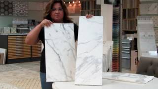 Marble Tiles Natural Stone vs Porcelain [upl. by Nivalc]