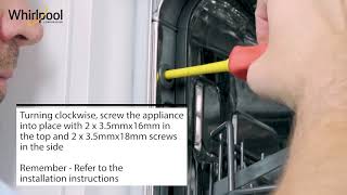 How to Install a Hotpoint integrated dishwasher [upl. by Sidnac512]