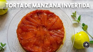 TORTA DE MANZANA INVERTIDA EN 3 PASOS Y NO SE PEGA [upl. by Acirea]