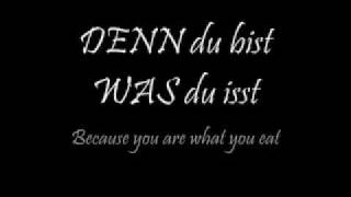 RammsteinMein Teil lyrics w english trans [upl. by Alfi]