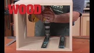 How to Install Drawer Slides in Cabinets  WOOD magazine [upl. by Anyahs]