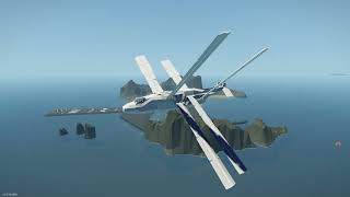 VTOL Ornithopter Demonstration Stormworks [upl. by Lynus]