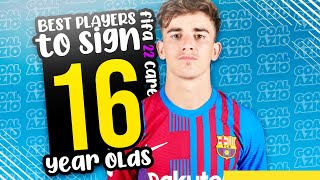 Best 16 Year Olds To Sign  FIFA 22 Career Mode [upl. by Natam]