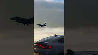 F16 landing on leeuwarden air base [upl. by Anida]