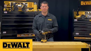 DEWALT® Product Guide  Cordless Drill Speed Torque and Clutch Settings [upl. by Dlnaod78]