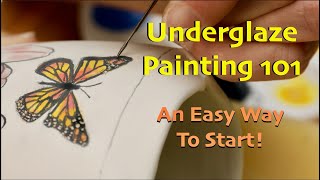 Underglaze Painting 101  Painting Pottery [upl. by Oned]