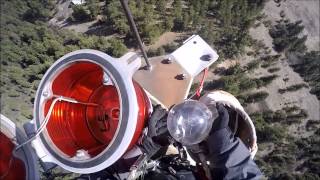 How to replace a light bulb 101 at 300ft [upl. by Akirehc683]