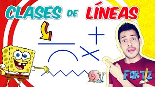 LAS CLASES DE LÍNEAS  Aprende fácil y Rápido [upl. by Lertram705]