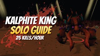 Kalphite King Solo Guide  Get up to 25 kills per hour  Runescape 3 [upl. by Siravat]