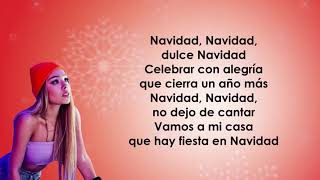 Danna Paola Morat  Dulce Navidad LetraLyrics [upl. by Pare]