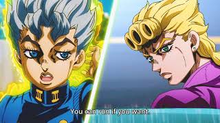 Koichi uses Echoes Act 3 on Giorno Giovanna 60FPS 1080p [upl. by Dacey]