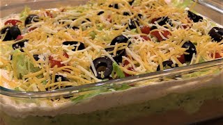 7 Layer Dip Recipe [upl. by Aknayirp]