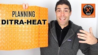 Planning DITRAHEAT Installation Schluter Curbless Shower Part 4 [upl. by Acimehs]