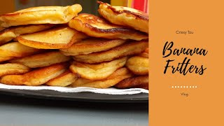 DONT THROW AWAY YOUR OVERRIPE BANANAS AT HOME Snack Recipe  BANANA FRITTERS  Crissy Tzu [upl. by Spalding]