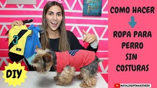 COMO HACER ROPA PARA PERRO  DIY  MASCOTAS [upl. by Eylk607]