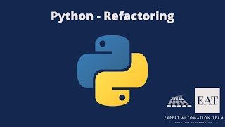 Python 07  Refactoring [upl. by Leirud]