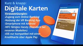 Einrichtung digitale Karte VR  Banking App [upl. by Trinity]