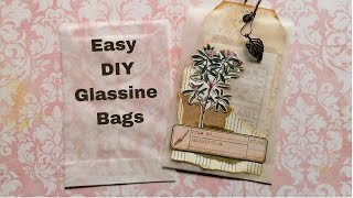 Easy DIY Glassine Bag Tutorial and A Little Bit of Collage [upl. by Niels854]