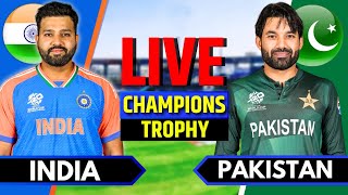 India vs Pakistan  Champions Trophy 2025  Live Cricket Match Today  IND vs PAK Match Last 29 Ovs [upl. by Nynnahs]